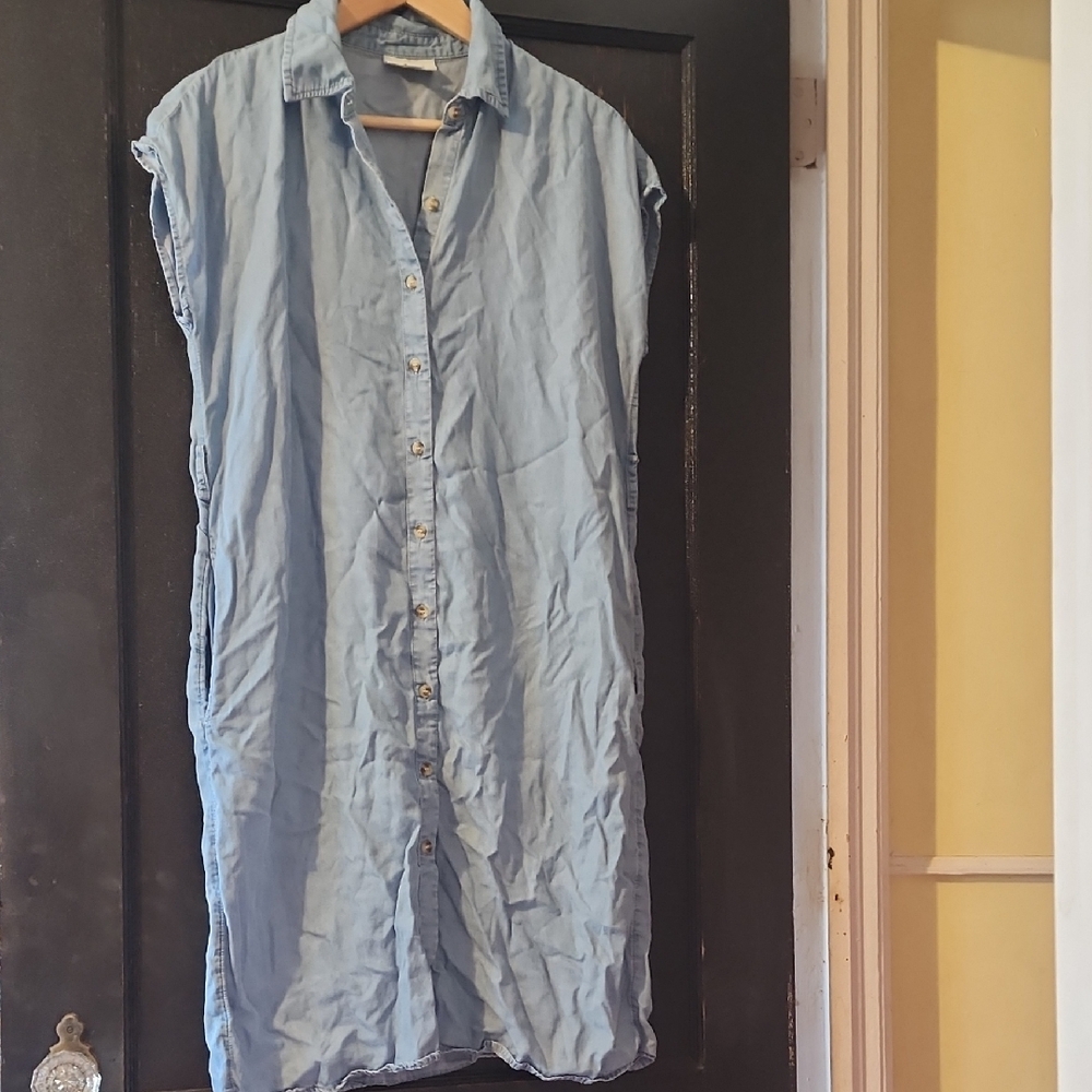 Style & Co. Light Blue Midi Dress
